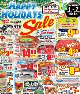 Hours Monday-Thursday - 6am-9pm Friday & Saturday - 6am-10pm. . Marukai weekly ads